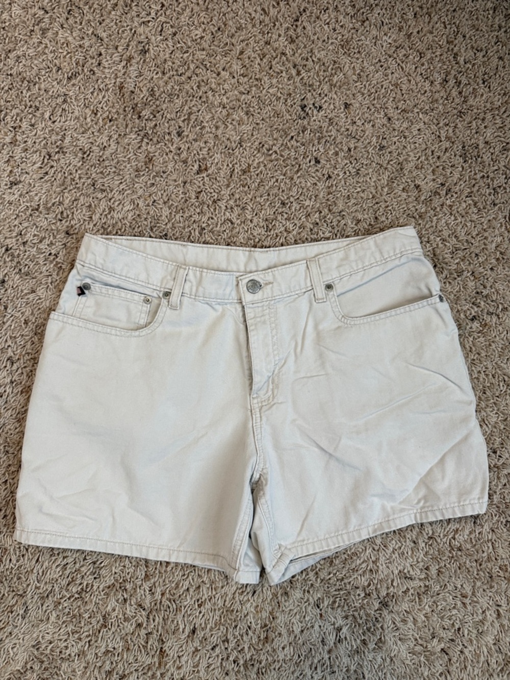 Polo by Ralph Lauren Cream Denim Jean Shorts